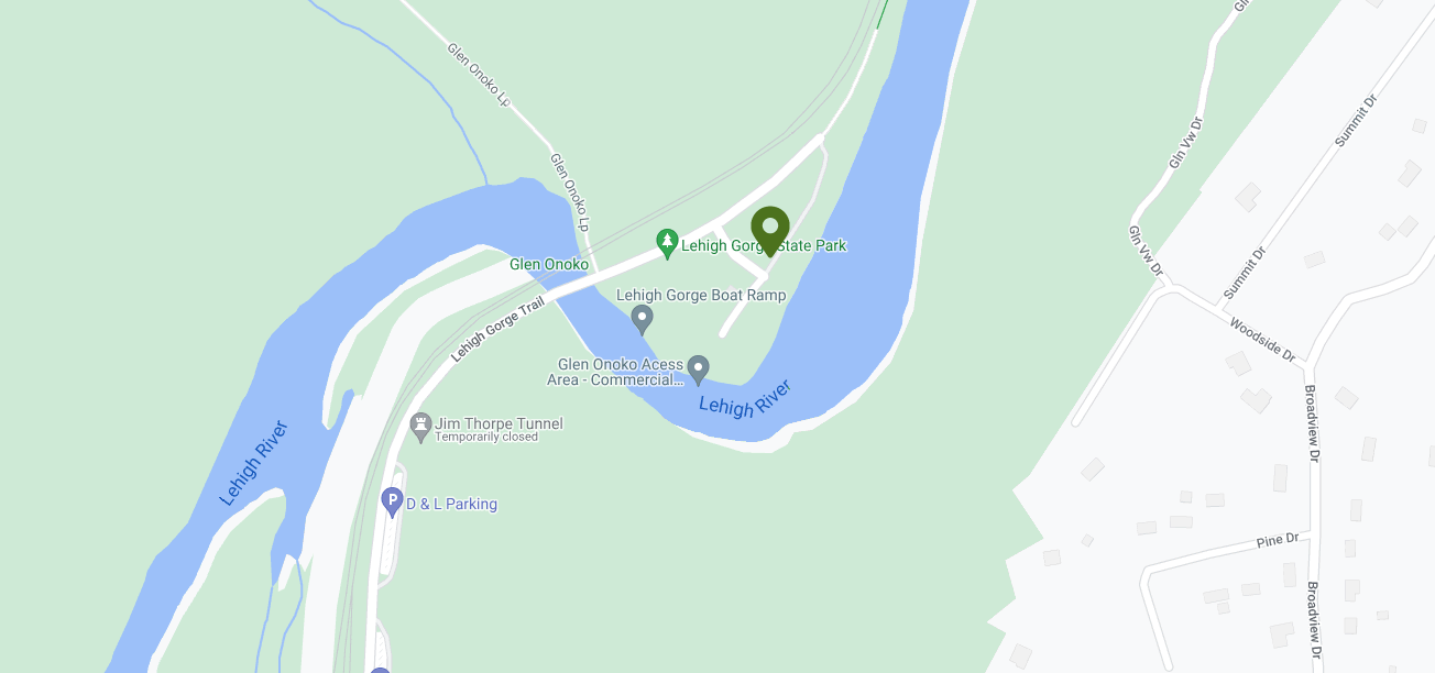 lehigh gorge state park map